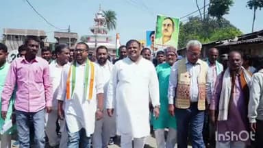 चौथम: तीसरे दिन नीरपुर गांव से कांग्रेस की पदयात्रा शुरू