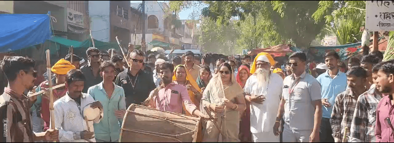 जोबट विधानसभा की विधायक सेना पटेल भगोरिया पर्व के लिए कट्ठीवाड़ा पहुंची