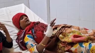 पलवल: पलवल के फुलवारी गांव में दामाद ने अपनी दो बेटियों और बेटी के ससुराल मिलने गई महिला पर डंडे बरसाए, पैर टूटा