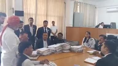 पलवल: पलवल की राष्ट्रीय लोक अदालत में 63% मामले सुलझे, 4337 केसों का समाधान, वाहन अधिनियम समेत कई मामले हुए निपटारे