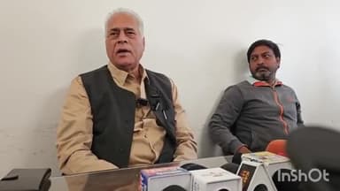 पलवल: पूर्व मंत्री करण सिंह दलाल ने प्रेस वार्ता में भाजपा की मोदी सरकार/नायब सरकार पर विभिन्न मुद्दों पर जमकर हमला बोला