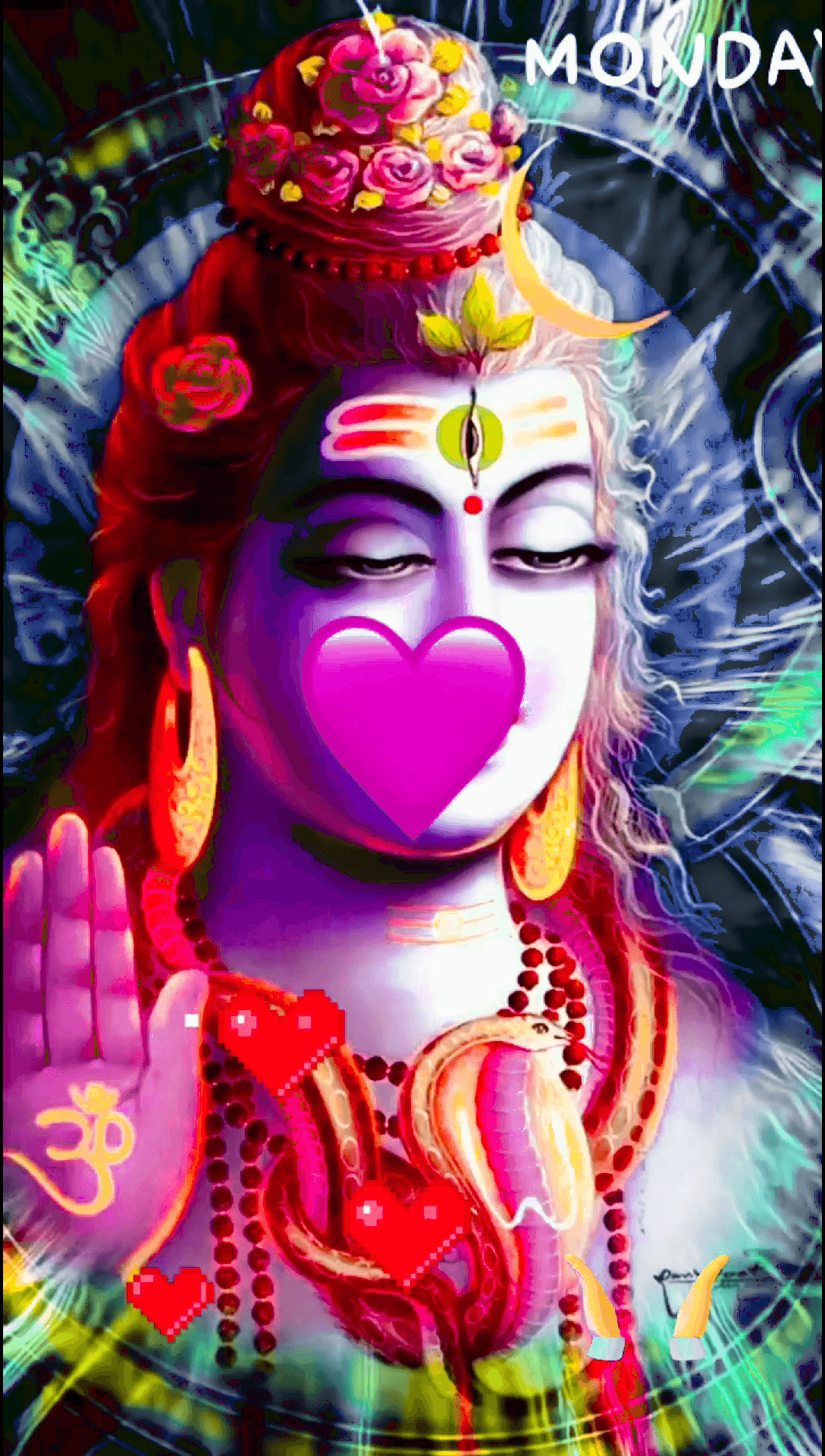 करपुर गौरम करुणावतारं संसारसारं भुजगेंद्रहारम्#shivmantra#trendingreels #viral video