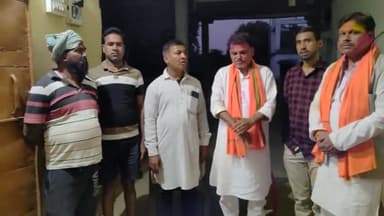 सिमरी प्रखंड के एकौना  ग्राम में होली मिलन  समारोह में  शामिल हुए 💐💐