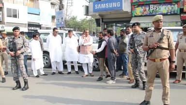 रामपुर: मंगलवार को शहर विधायक आकाश सक्सेना ने नगर में चल रहे विकास कार्यों का किया निरीक्षण