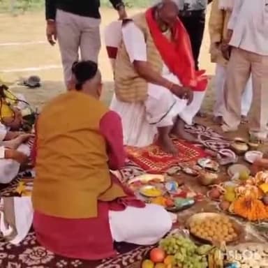 अरवल: श्री सूर्य नारायण मंदिर निर्माण के लिए सोहसा में किया गया भूमि पूजन, कई गणमान्य लोग हुए उपस्थित