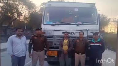 राई: अवैध खनन रोकने के लिए खनन विभाग परिवहन की छापेमारी, एक ट्रक को किया गया जब्त