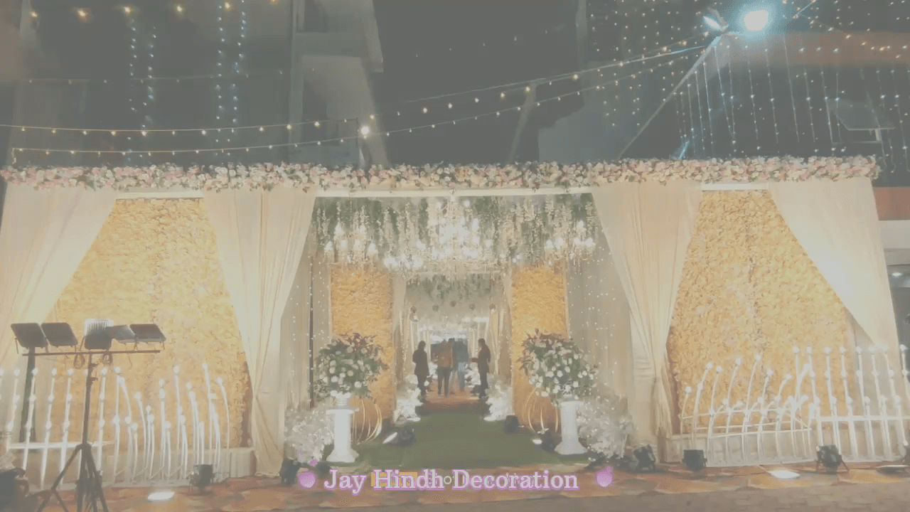 Garden Decoration hotel gomti nandan bina #marriage #decoration #viral