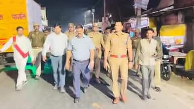 सिराथू: होलिका दहन से पहले सिराथू क्षेत्र में एडीएम ने एसडीएम और सीओ के साथ कई जगहों का किया भ्रमण और मार्च