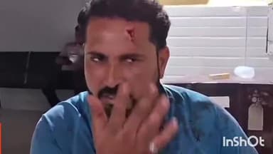 पलवल: पलवल के नगलिया गांव में सरपंच से मिलने गए दो युवकों पर शराबियों ने किया हमला