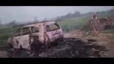 सिराथू: बजाज होटल के पास कार में आग लगाने का मामला, निर्माणाधीन मकान के पास खड़ी थी कार