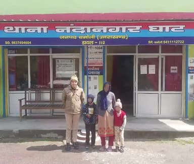 घाट: नंदानगर पुलिस ने नशेबाज पति की लगातार मारपीट से परेशान महिला और बच्चों को बचाया