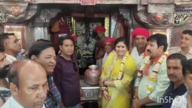 गढ़बोर: विधायक दीप्ति माहेश्वरी ने गढबोर नाथ श्री चारभुजा मंदिर में प्रभु श्री के किए दर्शन