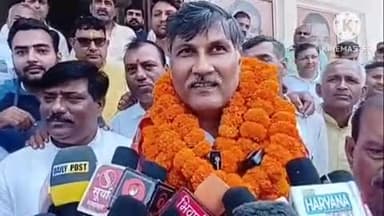 भिवानी: भाजपा के नए जिला अध्यक्ष वीरेंद्र कौशिक ने भिवानी में कहा- संगठन को करेंगे मजबूत, हर कार्यकर्ता का होगा सम्मान