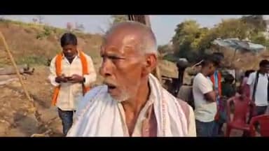 पांकी: पांकी के खपर मंडा में पुल निर्माण में अनियमितता, ग्रामीणों ने किया प्रदर्शन