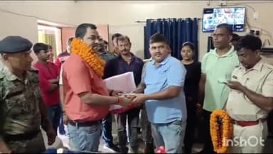 लखीसराय: कवैया थाना परिसर में विदाई समारोह का आयोजन किया गया