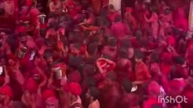 राजसमंद: चारभुजानाथ मंदिर में रंग पंचमी महोत्सव, चांदी की पिचकारियों से केसर के पानी की बौछार, सैकड़ों श्रद्धालु रहे उपस्थित