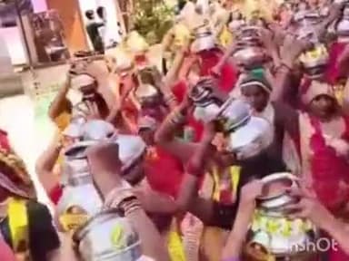 बड़ौदा: चंद्रपुरा में बसंत उत्सव जारी, 1100 कलशों की भव्य शोभायात्रा निकली, सुबह श्री जी का दुग्धाभिषेक हुआ