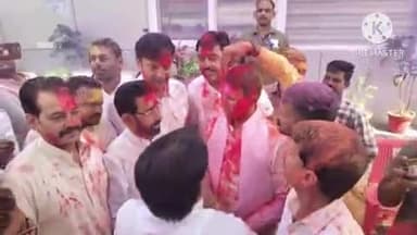 हुज़ूर: प्रदेश कांग्रेस अध्यक्ष जीतू पटवारी के निवास पर मनाया गया पंचमी का त्यौहार