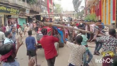 मुंगेर: शहर में अतिक्रमण हटाने के लिए नगर निगम का अभियान, अतिक्रमणकारियों में हड़कंप, भारी पुलिस बल तैनात