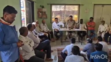 खकनार: सिरपुर में आगामी त्योहारों को लेकर शांति समिति की हुई बैठक