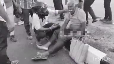 ಮುಲ್ಕಿ ಬಸ್ ನಿಲ್ದಾಣದ ಪೆಟ್ರೋಲ್ ಬಂಕ್ ಬಳಿ ಪಾದಾಚಾರಿಗೆ ಬೈಕ್ ಡಿಕ್ಕಿ, ಗಂಭೀರ ಗಾಯ