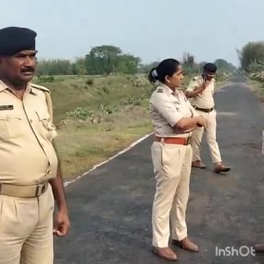 नरपतगंज: थलहा के समीप पुलिस और अपराधियों के बीच मुठभेड़ के मामले में घटनास्थल पुलिस छावनी में तब्दील, लोगों की लगी रही भीड़