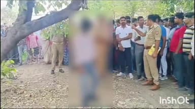 आगरा: गोपालपुरा नंदपुरा में पेड़ पर फंदे से लटका मिला युवक का शव, पुलिस जांच में जुटी