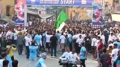 काशी में 'रन फॉर क्लीन गंगा' के तहत राजघाट से तुलसी घाट तक मैराथन का आयोजन हुआ