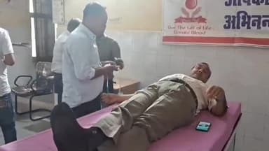 धौलपुर: ब्लड बैंक में शहीद भगत सिंह की पुण्यतिथि पर आयोजित हुआ रक्तदान शिविर