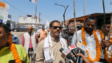 जिले में तमाम समस्याओं को लेकर कांग्रेस पार्टी ने निकाला जन अधिकार यात्रा ।@thesingrauli