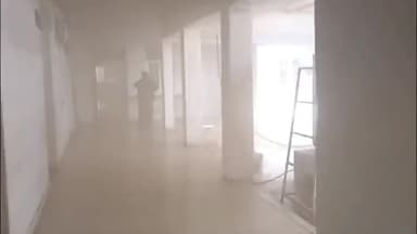 जैसीनगर: जैसीनगर अस्पताल में मेडिकल वेस्ट में लगी आग, ड्रेसिंग रूम जलकर खाक