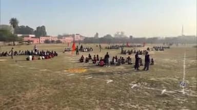 खुर्जा: एनआरईसी कॉलेज में राष्ट्रीय स्वयंसेवक संघ का शाखा महाकुंभ का हुआ आयोजन, शहीदों को दी गई श्रद्धांजलि