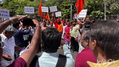 बड़गांव: जिले में ABVP ने सांसद रामजी लाल के विवादित बयान पर उपराष्ट्रपति के नाम सौंपा ज्ञापन, किया विरोध प्रदर्शन