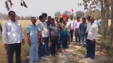 बस्ती: बेलवा डाड़ में न्यायालय द्वारा लगाए गए जुर्माने को न जमा करने पर प्रशासन ने 86 वर्गमीटर जमीन को कब्जे में लिया