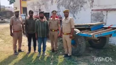 तुलसीपुर: थाना तुलसीपुर की पुलिस ने ट्राली चोरी के मामले में दो वांछित अभियुक्तों को किया गिरफ्तार