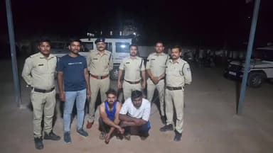 दलौदा: ग्राम बेहपुर में वाहन चेकिंग के दौरान स्प्लेंडर गाड़ी से 56 ग्राम एमडी पाउडर के साथ दो तस्कर पकड़े गए