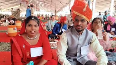 झाबुआ: झाबुआ में मुख्यमंत्री कन्या विवाह समारोह में शामिल जोड़ों ने मुख्यमंत्री का किया धन्यवाद