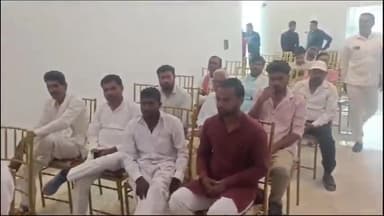 धनौरा: उत्तर प्रदेश में भाजपा सरकार के 8 साल पूरे होने पर गजरौला के ग्रैंड प्लाजा में विधायक राजीव तरारा ने की प्रेस वार्ता