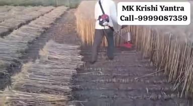 #Wheat_Harvester_Machine- #Reaper, Not #Binder. Are you looking for #Reaper_Binder. #wheat #farmer #mkkrishiyantra #up