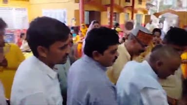 अखंड ब्राह्मण समाज सेवा समिति मुंगेली ने साई मंदिर परिसर में जिले के विप्र जनप्रतिनिधियों का किया सम्मान