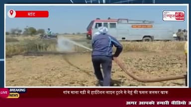 गांव माना गढ़ी में हाईटेंशन लाइन टूटने से गेहूं की फसल जलकर खाक, किसान ने मुआवजे की मांग की
#गांव #माना #गढ़ी #हाईटेंशन