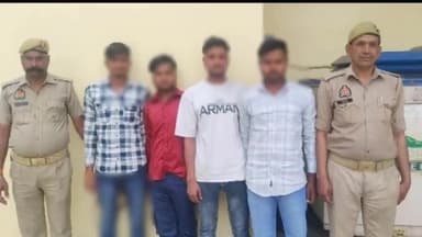 बिलारी: थाना बिलारी पुलिस ने शांति भंग करने के आरोप में अलग-अलग स्थानों से चार लोगों को किया गिरफ्तार