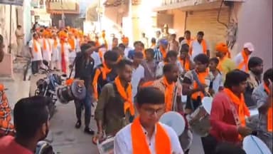 झालरापाटन: हिंदू नववर्ष के उपलक्ष्य में नववर्ष हिंदू उत्सव समिति के तत्वावधान में झालरापाटन में निकाली गई भव्य शोभायात्रा