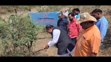 चांद: चाँद क्षेत्र में पेंच नदी के किनारे जल संवर्धन अभियान शुरू