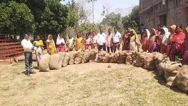 अनगड़ा / नवागढ़, कुच्चू, सुरसू, बीसा में अदरक एव ऑल बीज का उद्यान विकास विभाग ने किया वितरण !