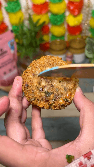 Sabudana Vada Navratri Special 🥰 #sabudanavada #navratrirecipe #vratkakhana