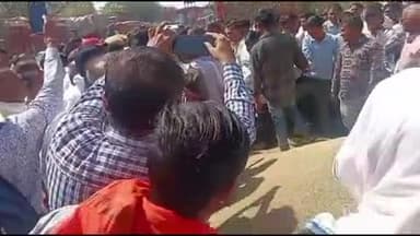 बारां: नए वित्तीय वर्ष में शहर स्थित कृषि उपज धान मंडी में धनिये की जिंस की हुई नीलामी