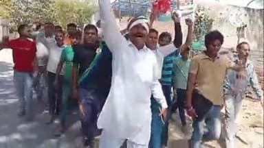 भिवानी: मजदूरों ने न्यूनतम वेतन की मांग को लेकर भिवानी के औद्योगिक क्षेत्र में किया प्रदर्शन