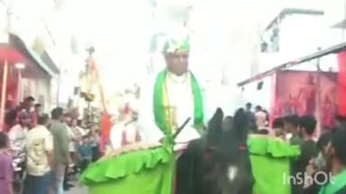 राजसमंद: राजसमंद में खिली हरियाली, शाही लवाजमे के साथ निकली हरी गणगौर की सवारी