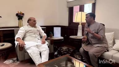 गोरखपुर: सदर सांसद ने गोरखपुर एयरपोर्ट को 24 घंटे सेवा देने के लिए रक्षा मंत्री से की मुलाकात